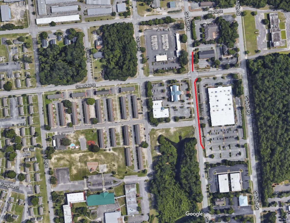 S. 16th St and Greenfield St