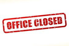 office closed sign