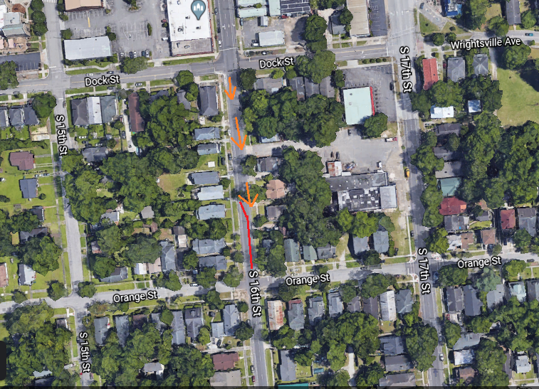 S 16th St and Orang St