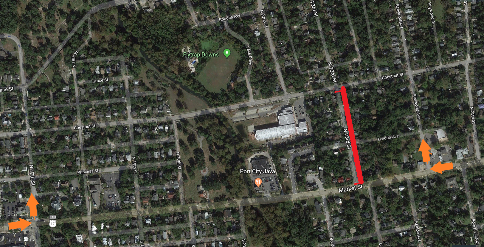 Traffic Advisory N 23rd ST